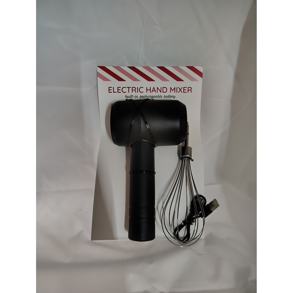 Vivitar Electric Hand Mixer Built In‎ Rechargeable Battery Portable Whisk USB